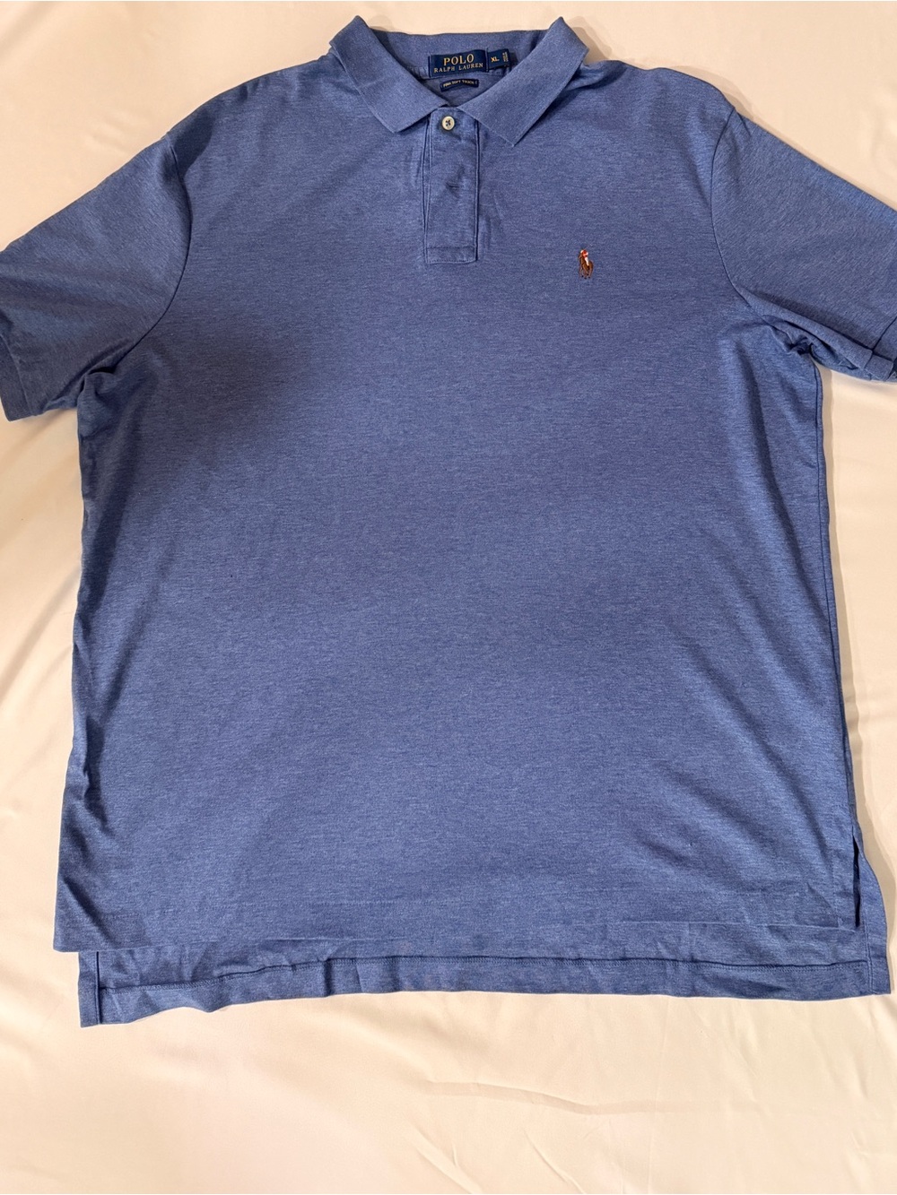 Polo by Ralph Lauren Heather Blue Short-Sleeve Polo